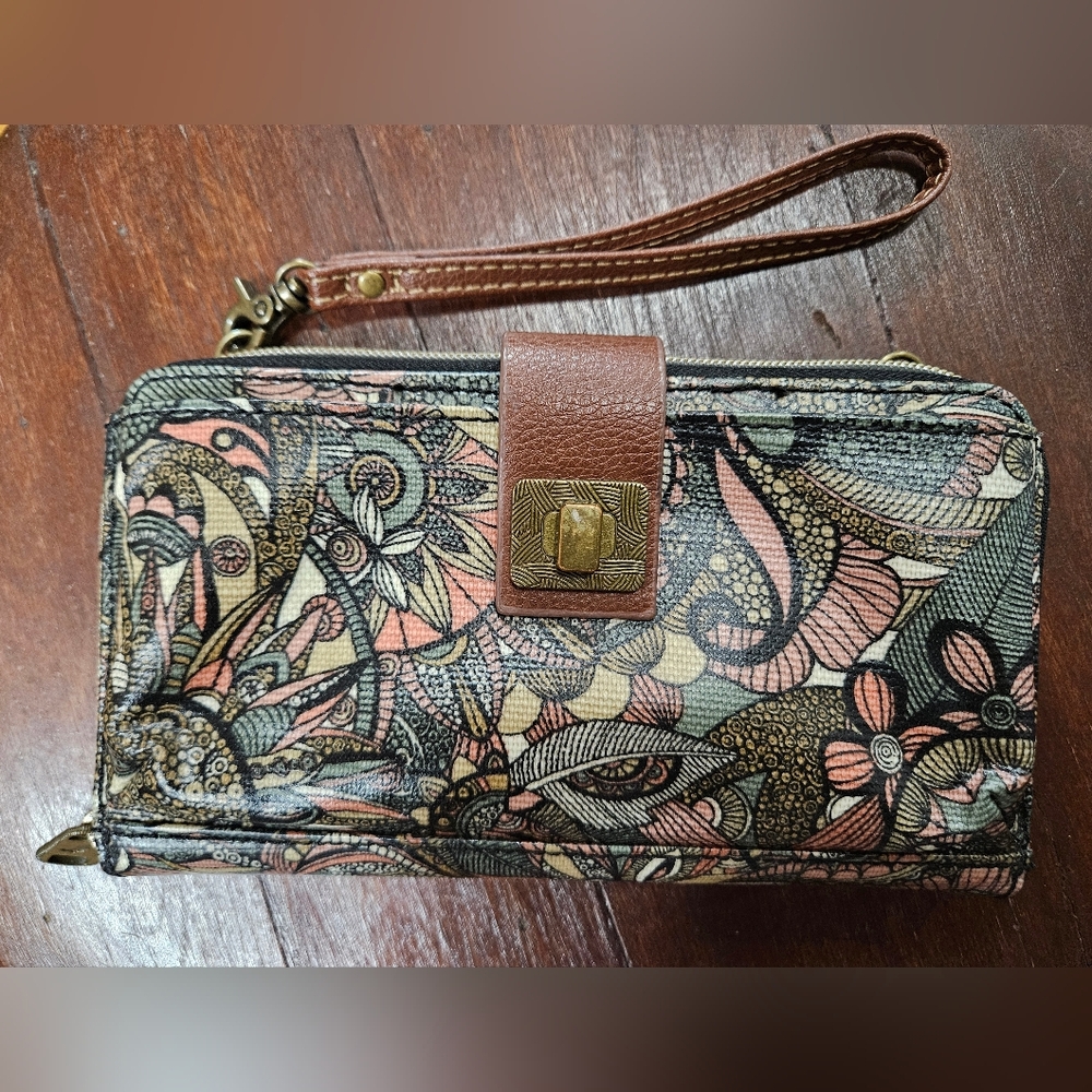 Sakroots Artist Circle Large Smartphone Wristlet